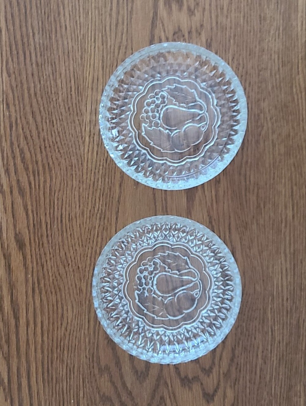 Vintage - Federal Glass Company Pioneer Pattern Glass Sawtooth Bowls Set Of 2